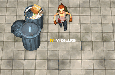 Loot items from trash cans in Immune - True Survival