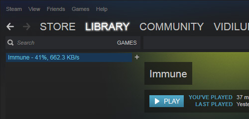 Immune - True Survival update now on Steam